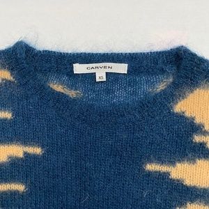 Carven Angora & Mohair Sweater (Size SX)